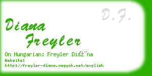 diana freyler business card